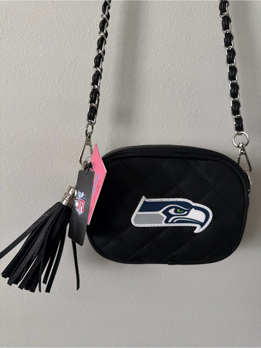 NFL Seattle Seahawks Quilted Crossbody Bag
